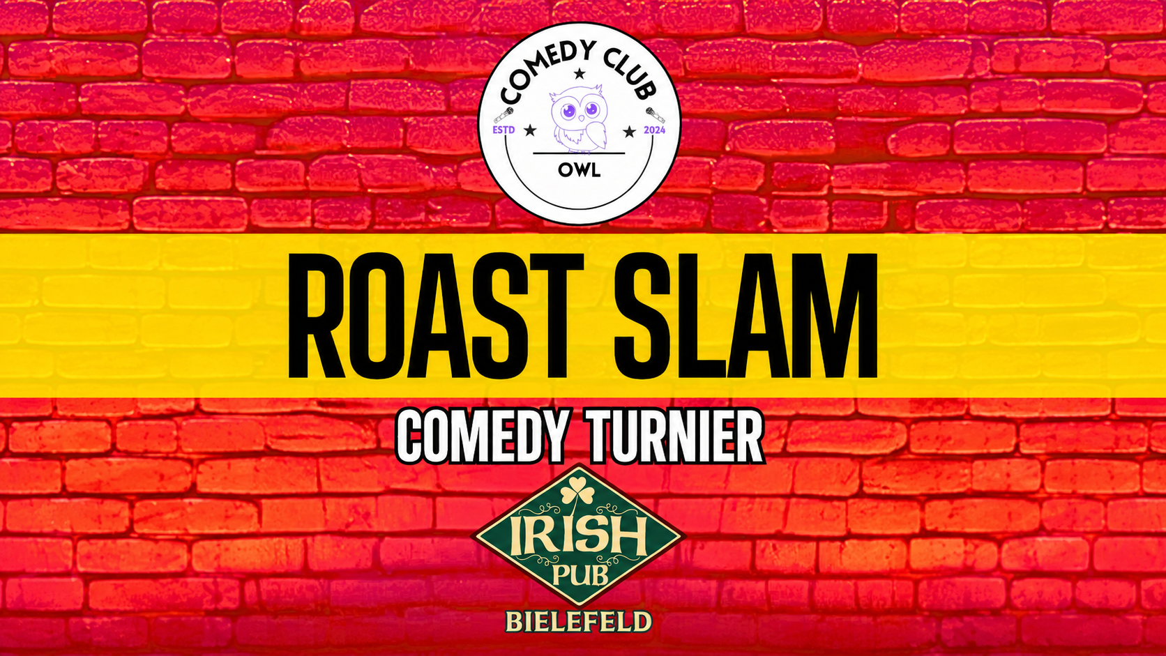 Roast Slam im Irish Pub Bielefeld: Bielefelds erstes Roast-Battle-Turnier